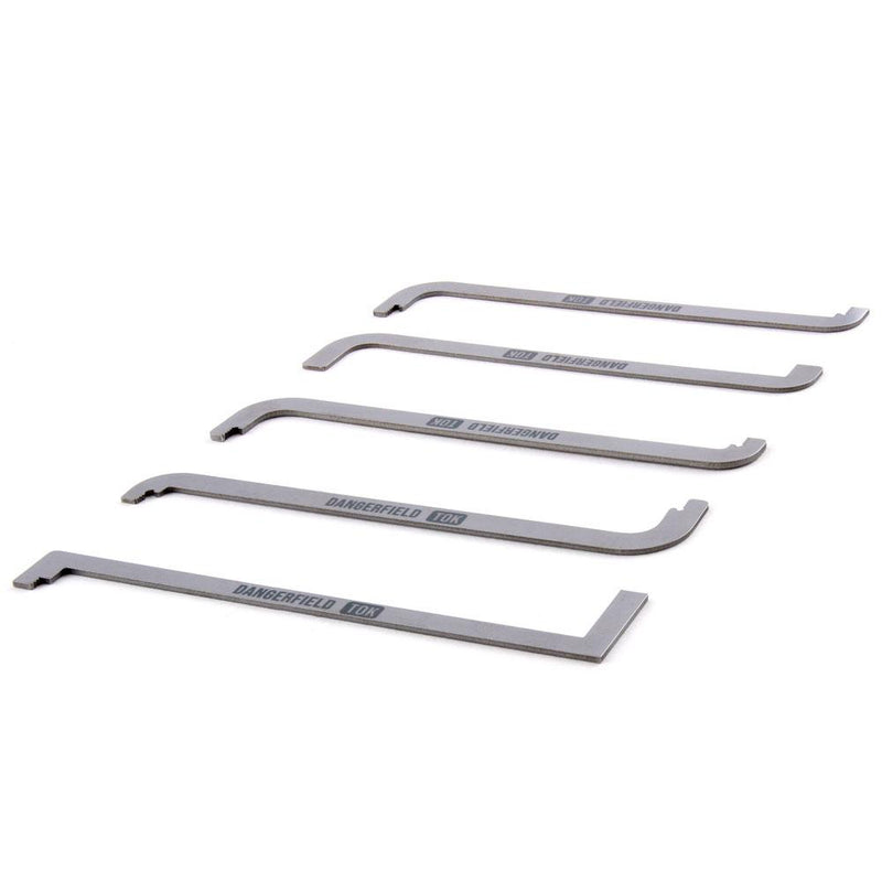 Dangerfield TOK Top of Keyway Tension Wrench / Turning Tools set - 5 Piece