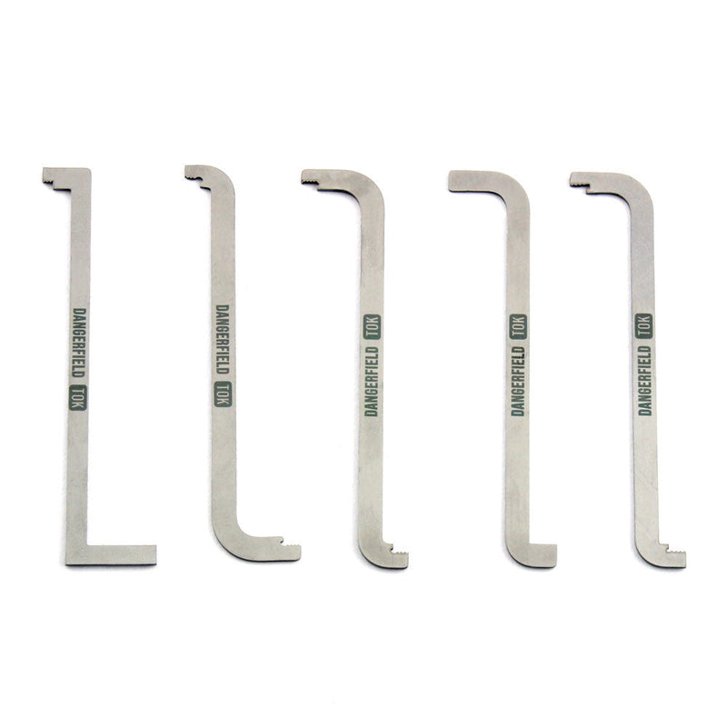 Dangerfield TOK Top of Keyway Tension Wrench / Turning Tools set - 5 Piece