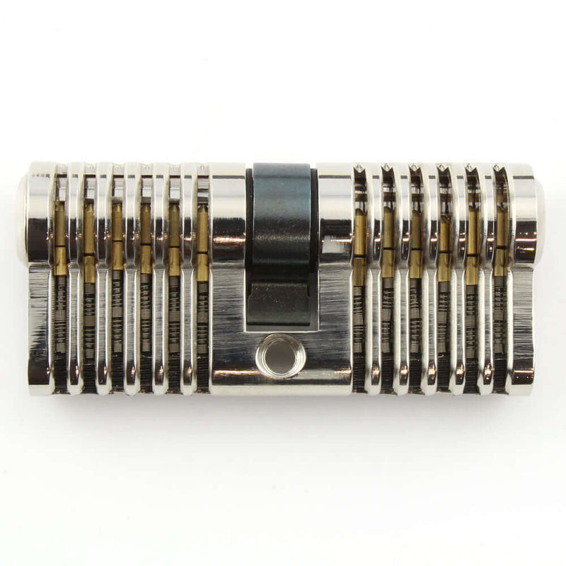 Practice Lock, Repinnable, Progressive, Aluminum, Cutaway Training by Dangerfield
