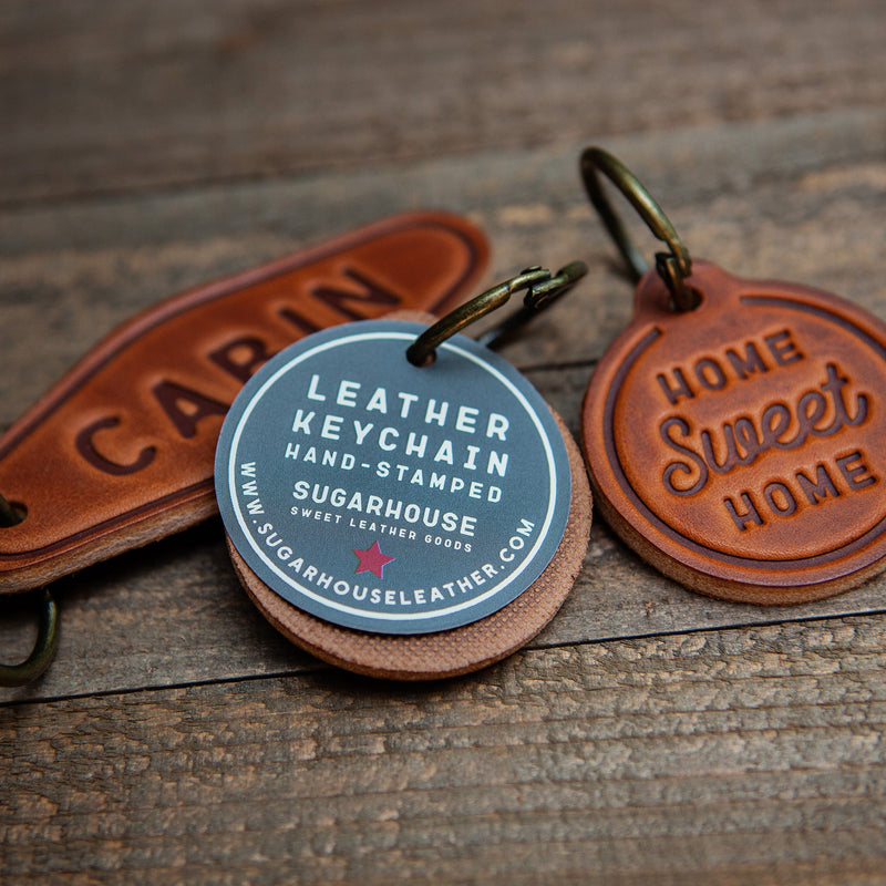 Truck Leather Keychain Motel Style