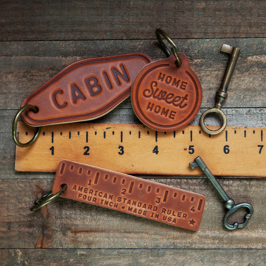 Backseat Driver Leather Keychain Motel Style