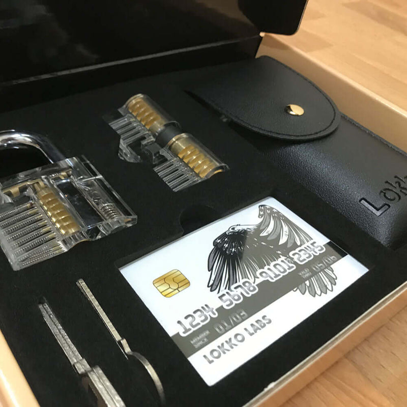 Beginners Lock Pick Set - Picks, Practice Locks, Covert Kit + How-to Guide