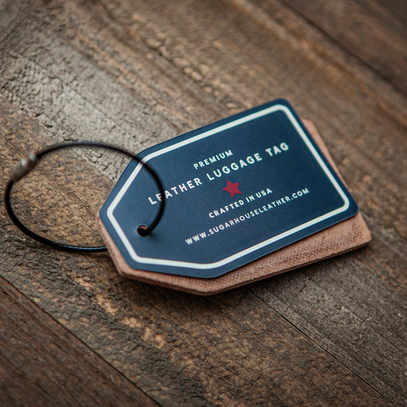 Not Your Fucking Bag Leather Luggage Tag