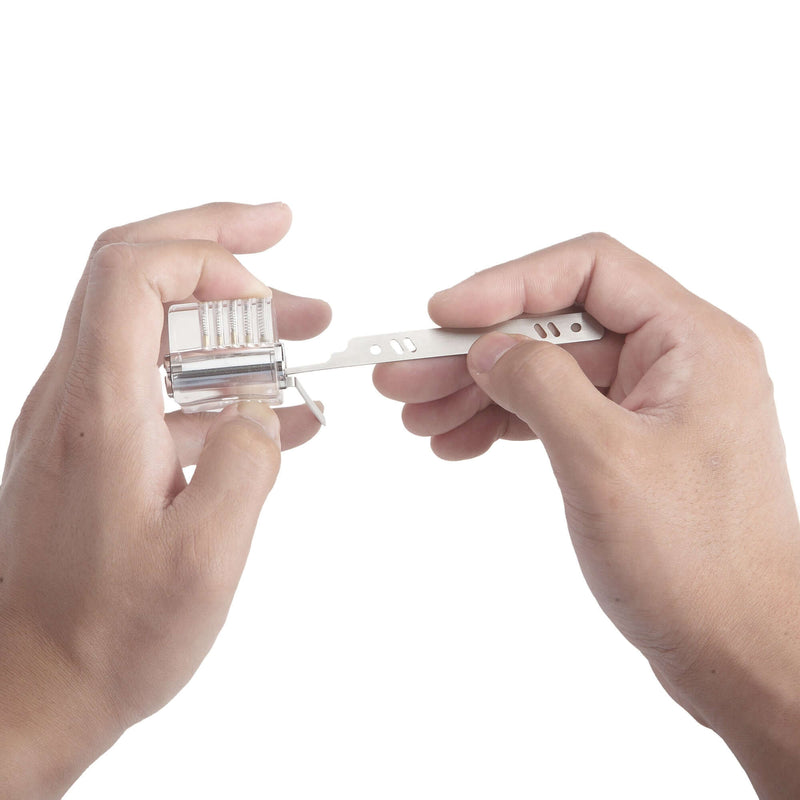 Dangerfield Clear Acrylic Practice Lock - Standard Pins - Medium difficulty
