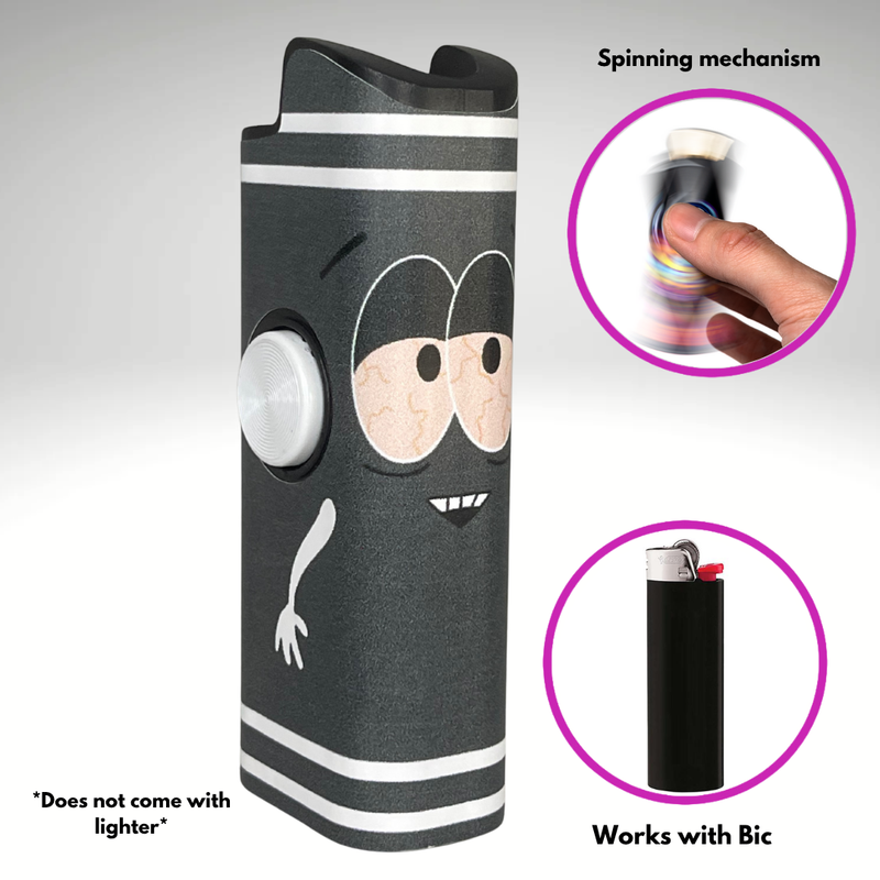 FLKR LYTR®  Fidget Spinner Lighter Case "Towlie" for Bic® Spinner Lighter Case | FLKR LYTR