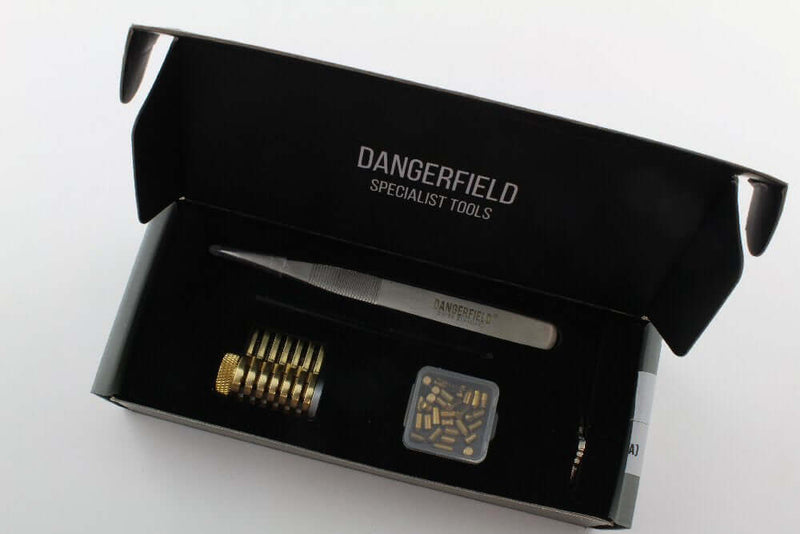 Practice Lock - Dangerfield Infinitus Repinnable Cutaway & Tweezers