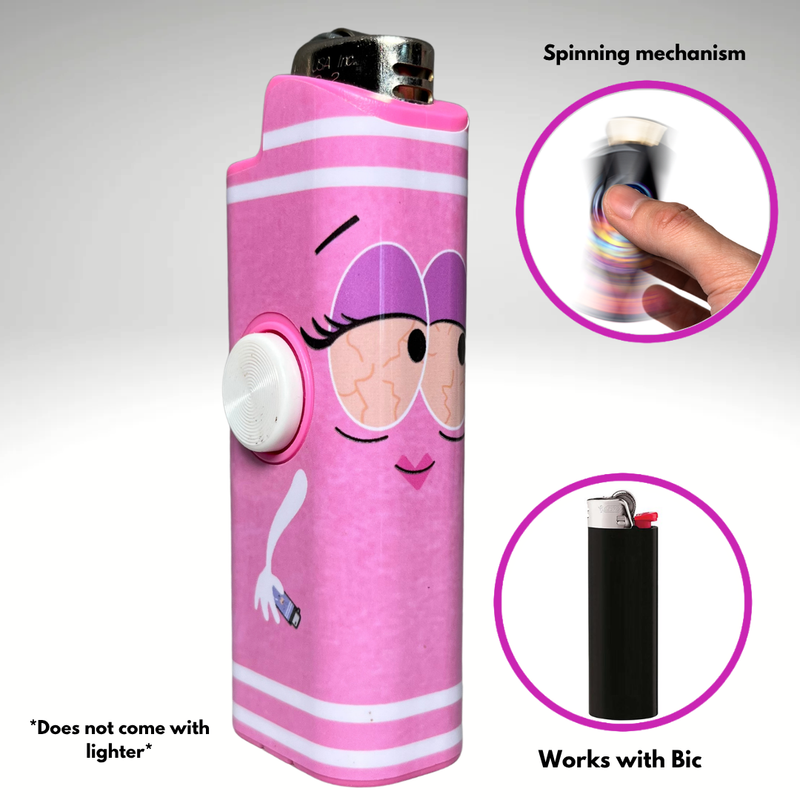 FLKR LYTR®  Fidget Spinner Lighter Case "Towlie" for Bic® Spinner Lighter Case | FLKR LYTR