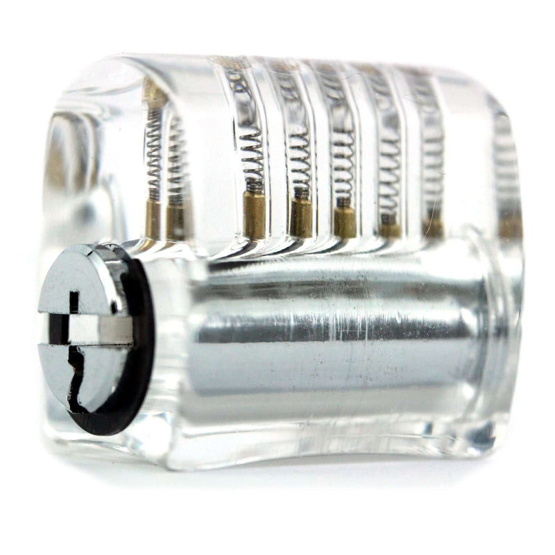 Dangerfield Clear Practice Locks For Training (3) - acrylic lock, padlock, double-sided