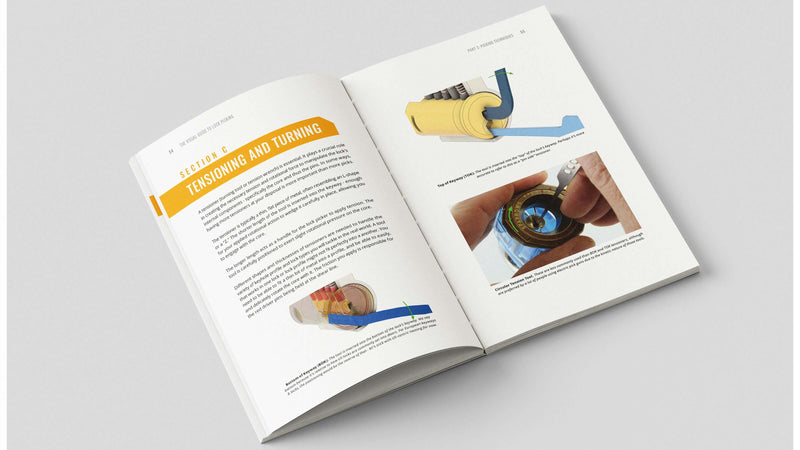 Lock Picking Book - Beginners Visual Guide, 190 Color Illustrations